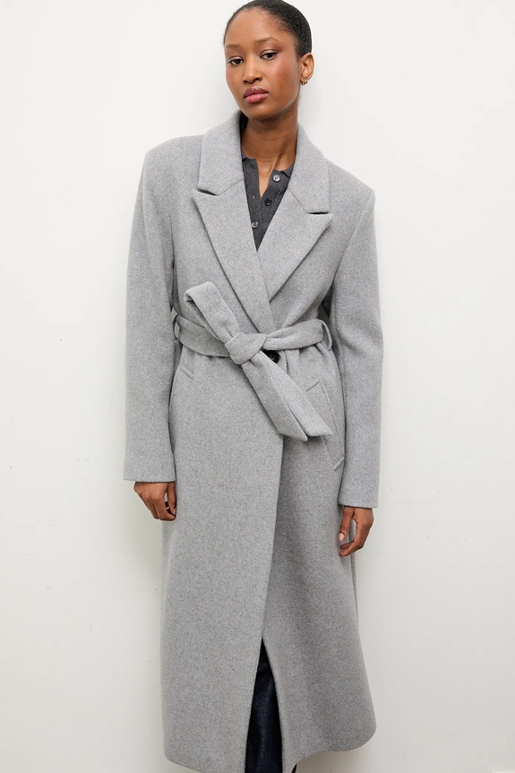 Volnen plašč Answear Lab WA24.KPD004 siva