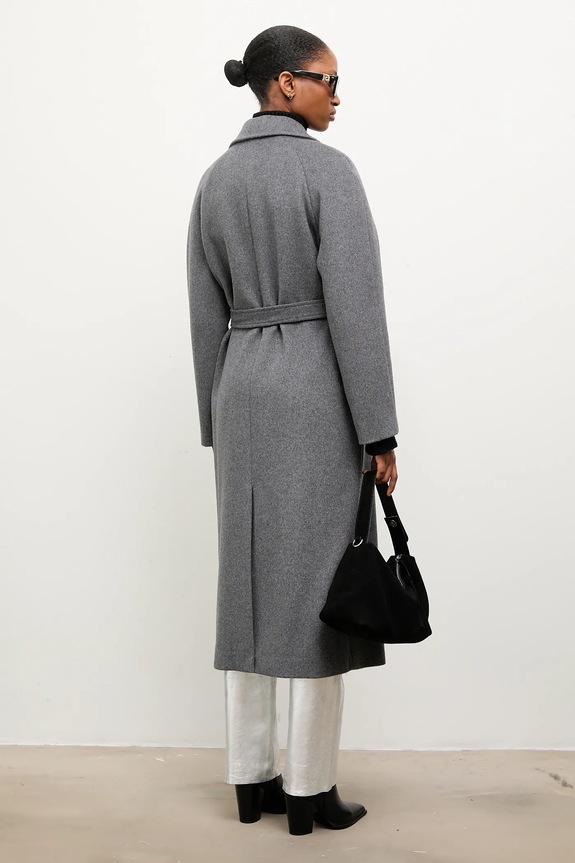 Answear Lab cappotto in lana grigio WA24.KPD006