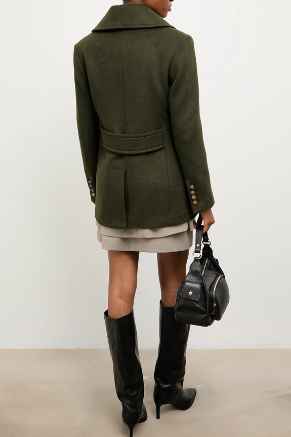 Oblačila Volnen plašč Answear.LAB WA24.KPD020 zelena