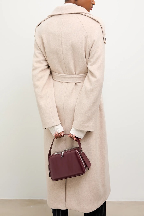 Odzież Answear.LAB płaszcz wełniany WA24.KPD021 beżowy