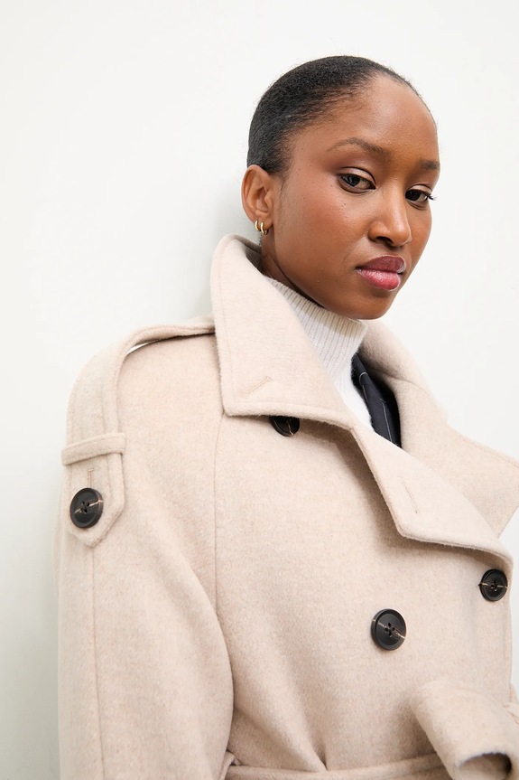 Answear.LAB płaszcz wełniany WA24.KPD021