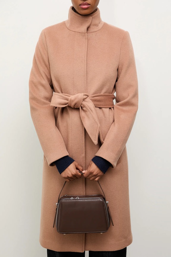 Answear.LAB cappotto in lana WA23..KPD006 marrone WA24