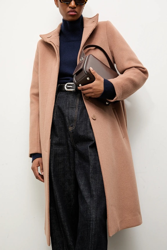 Answear.LAB cappotto in lana WA23..KPD006 marrone