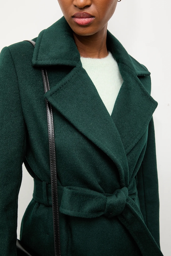 Answear Lab palton de lana WA23.KPD028.. verde