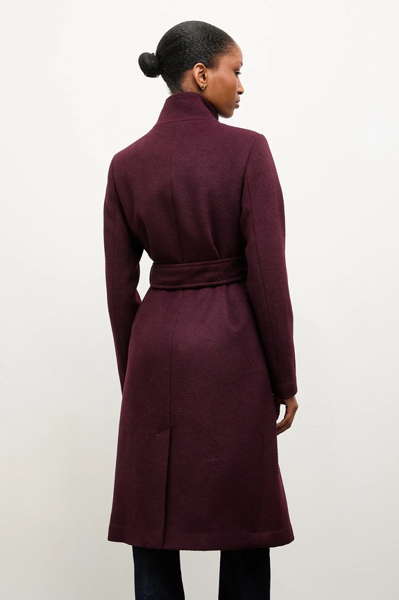 Abbigliamento Answear.LAB cappotto in lana WA23.KPD004.. granata