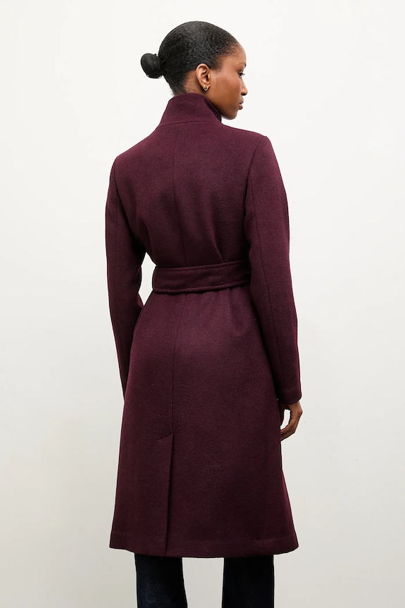 Abbigliamento Answear.LAB cappotto in lana WA23.KPD004.. granata