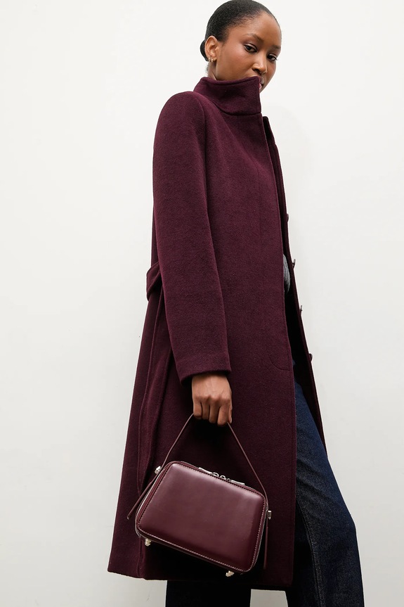 Answear.LAB cappotto in lana WA23.KPD004.. granata