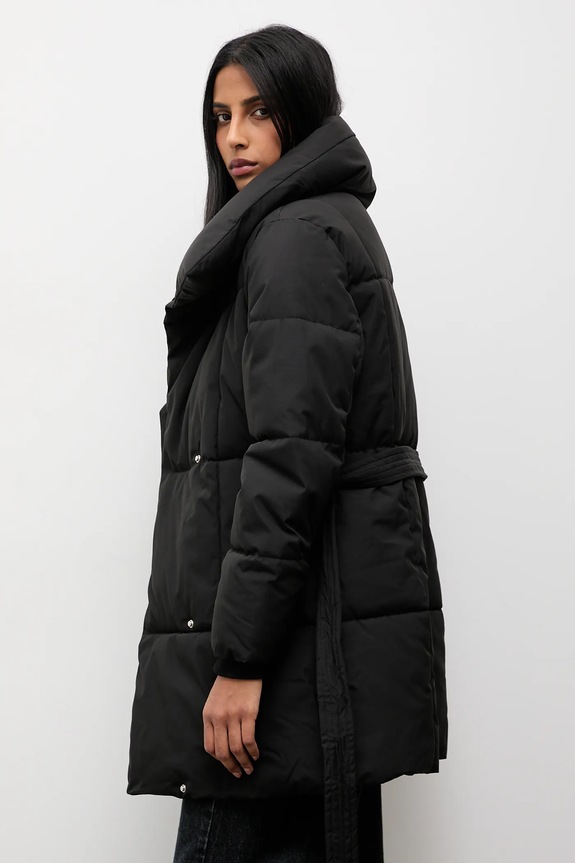 Answear.LAB kurtka pikowana damska WA24.KUD019 czarny