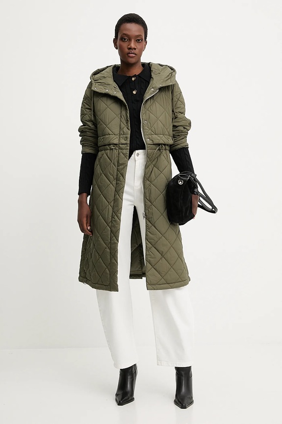 Answear.LAB kurtka WA24.KUD022 zielony WA24