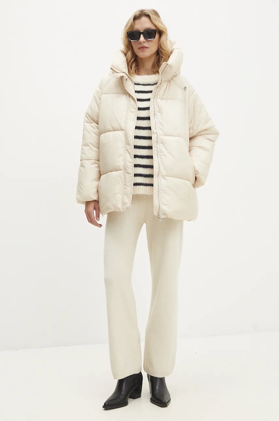 Bunda Answear.LAB WA24.KUD026 béžová WA24