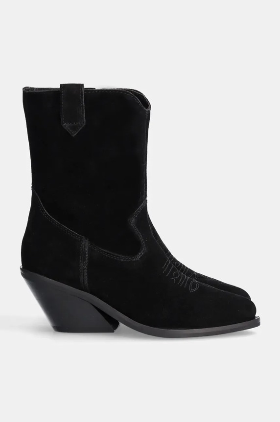 Взуття Замшеві черевики Answear.LAB 41792.S.INJS чорний