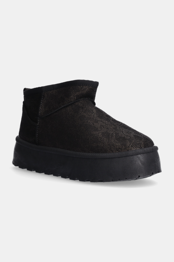 Sněhule Answear.LAB imitace semiše černá 2BB2211306.2100.KK