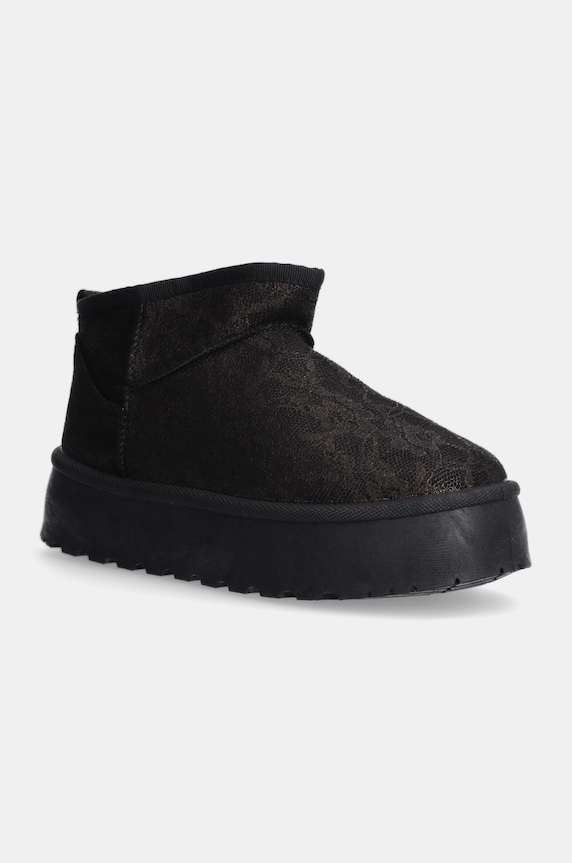 Sněhule Answear.LAB imitace semiše černá 2BB2211306.2100.KK