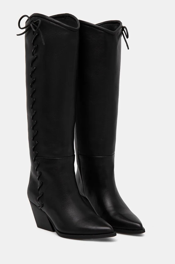 Δερμάτινες μπότες Answear.LAB V398.953.1.CAT μαύρο WA24