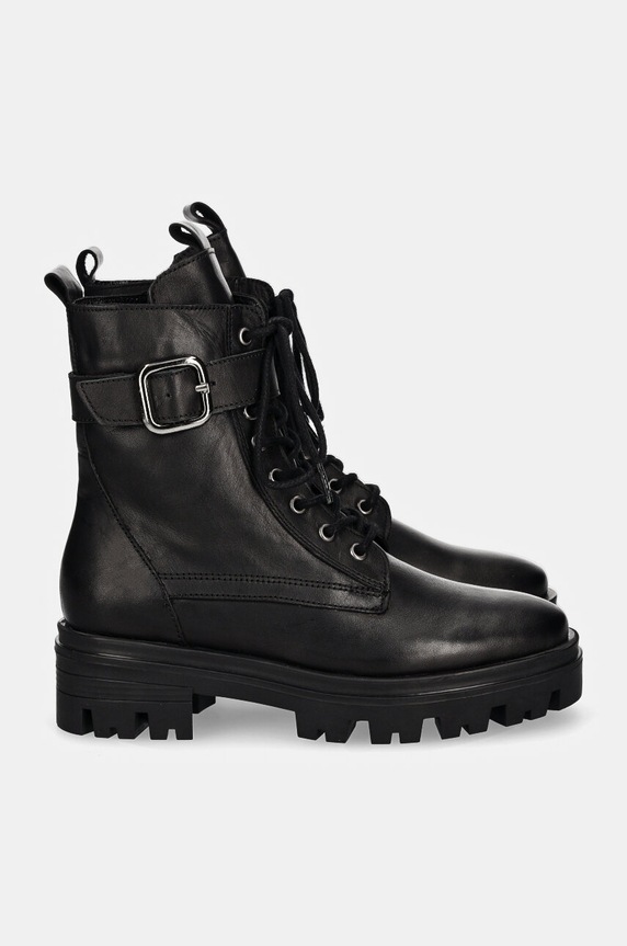 Обувки Кожени кубинки Answear.LAB 48259.TRAT черен