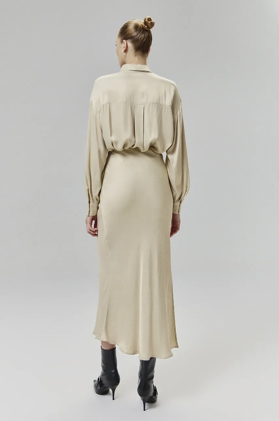 Odzież Answear.LAB spódnica WA24.SDD008 beżowy