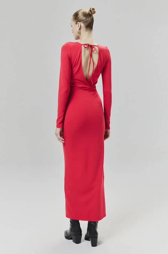 Answear Lab rochie WA24.SUD011 rosu WA24