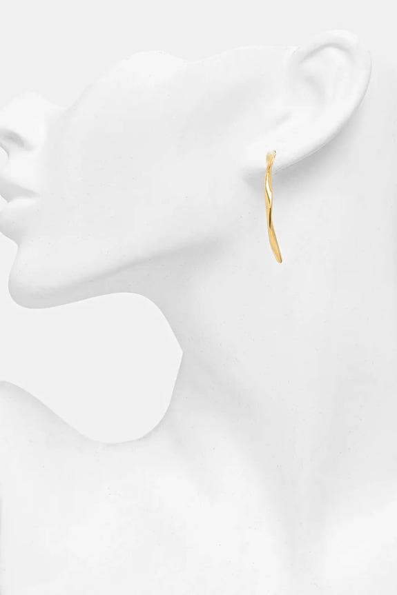 Σκουλαρίκια Answear.LAB E-035-164-129.hak χρυσαφί WA25