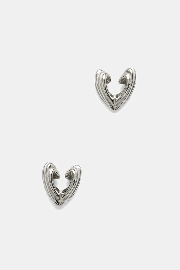 Σκουλαρίκια Answear.LAB ασημί E-0295-150-077.hak