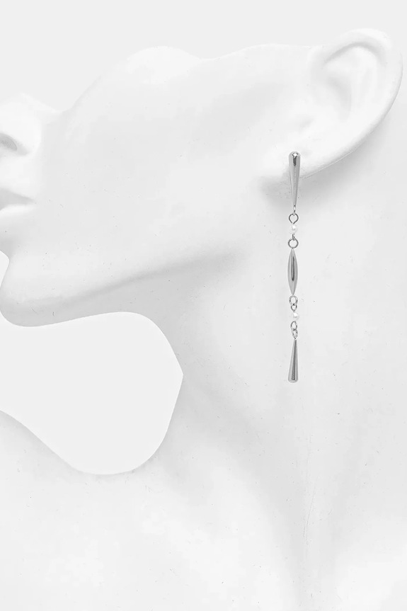 Σκουλαρίκια Answear.LAB E295-140-036.hak ασημί WA25