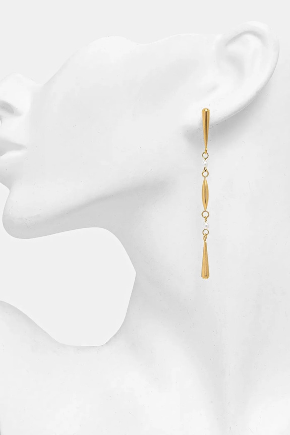 Σκουλαρίκια Answear.LAB E295-160-036.hak χρυσαφί WA25