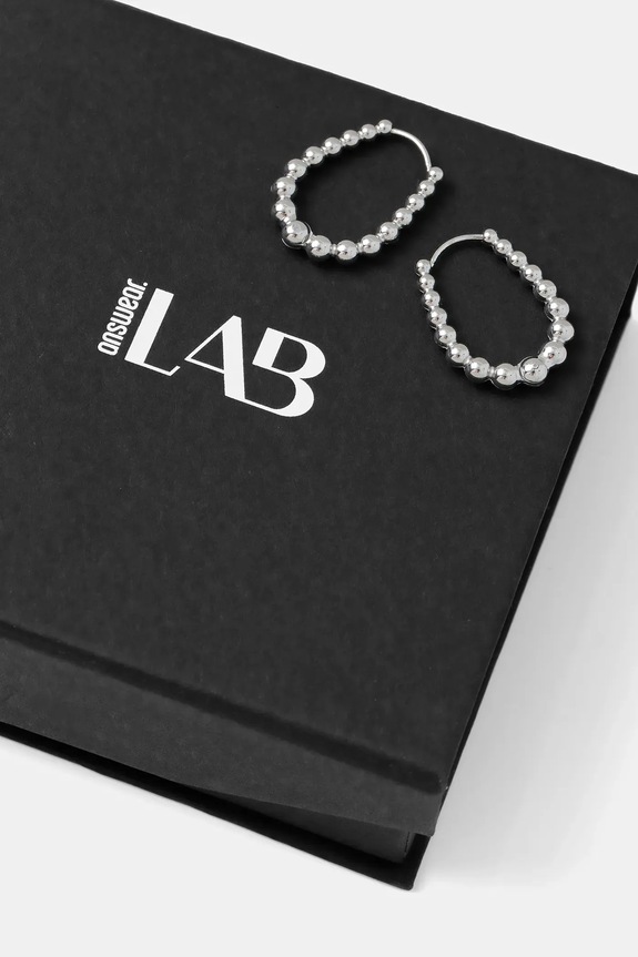 Σκουλαρίκια Answear.LAB 7191115802.hak ασημί WA25