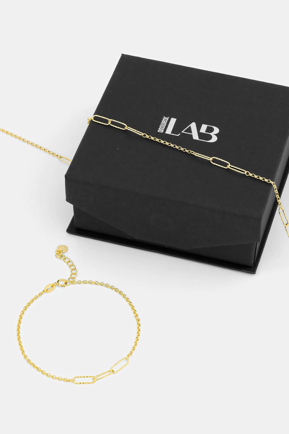 Answear.LAB collana e bracciale in argento placcato in oro oro SET130.4C.3C.hak