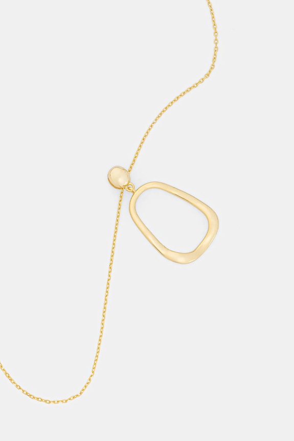 Dodaci Pozlaćena ogrlica Answear.LAB PSET211.3C.hak zlatna