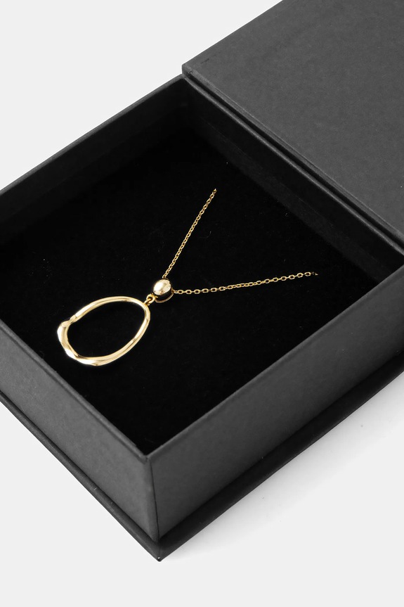 Pozlaćena ogrlica Answear.LAB zlatna PSET211.3C.hak