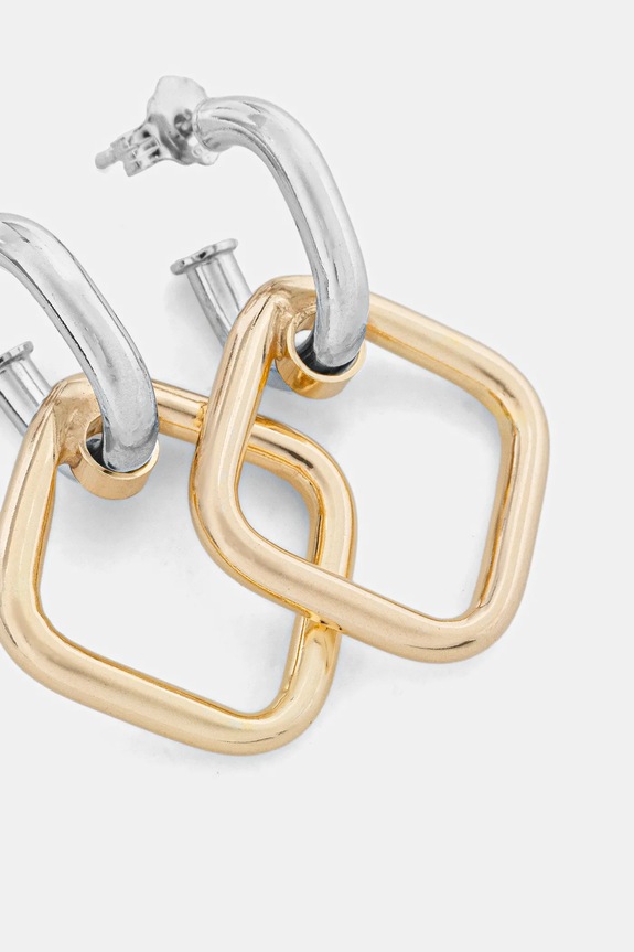 Ασημένια σκουλαρίκια Answear.LAB 38381.hak χρυσαφί WS26