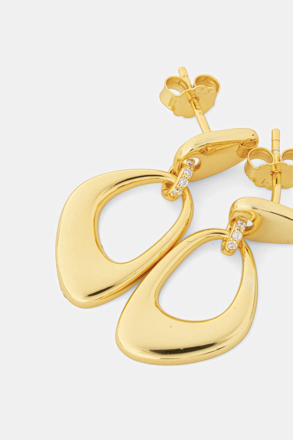 Dodaci Srebrne naušnice presvučene zlatom Answear.LAB SET197.1C.hak zlatna