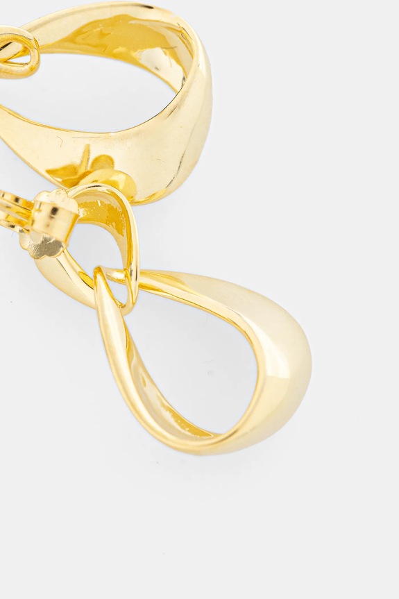 Επιχρυσωμένα ασημένια σκουλαρίκια Answear.LAB SET202.1C.hak χρυσαφί WS26