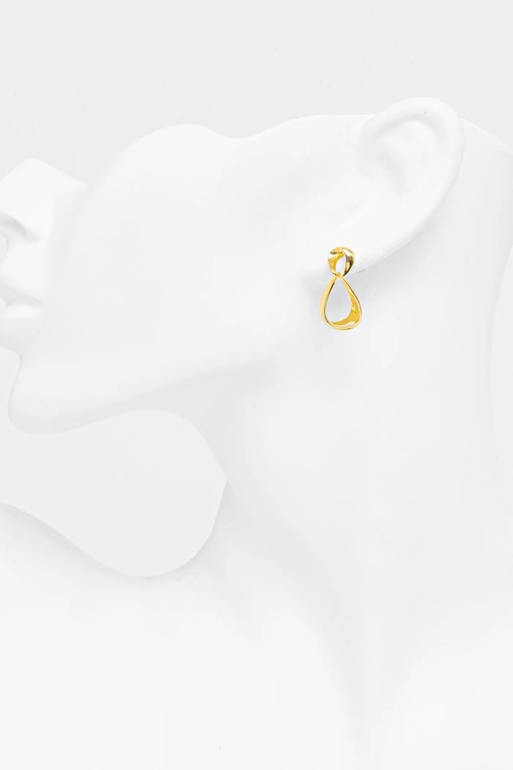 Αξεσουάρ Επιχρυσωμένα ασημένια σκουλαρίκια Answear.LAB SET202.1C.hak χρυσαφί