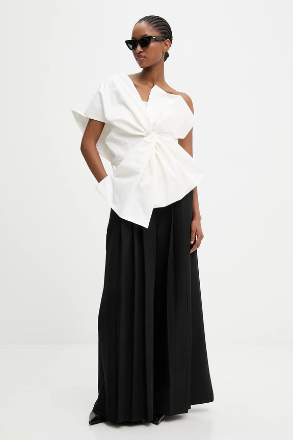 Answear.LAB bluza A22118 alb WA25