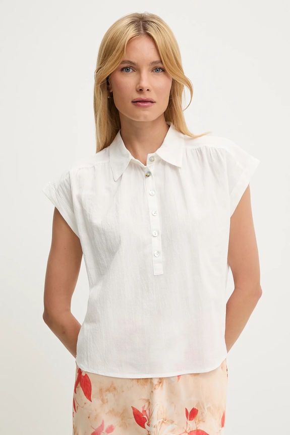 Pamučna majica Answear.LAB bijela FT1177