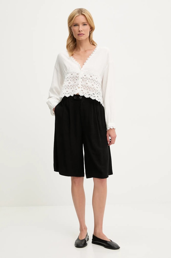 Βαμβακερό πουκάμισο Answear.LAB FT1021 λευκό WA25