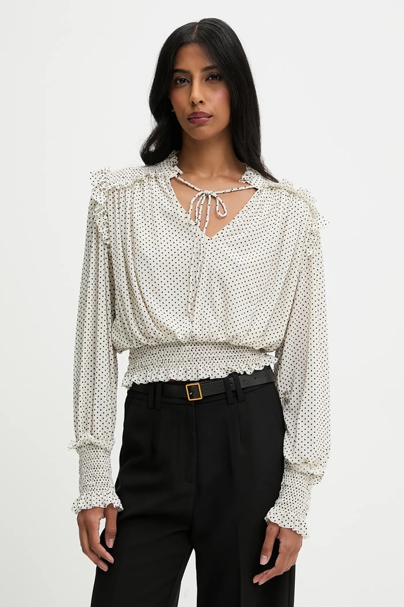 Blúzka Answear.LAB béžová 80966.1.FLK
