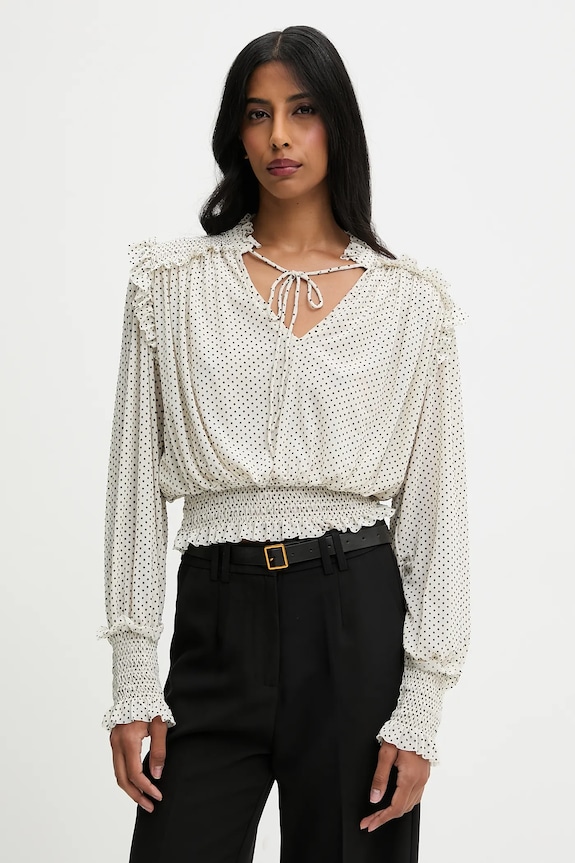 Blúzka Answear.LAB béžová 80966.1.FLK