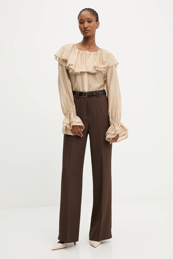 Answear.LAB bluza B9871.ILK bej WA25