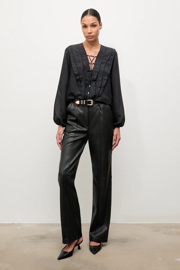Answear.LAB bluza 71677.tos negru WA25