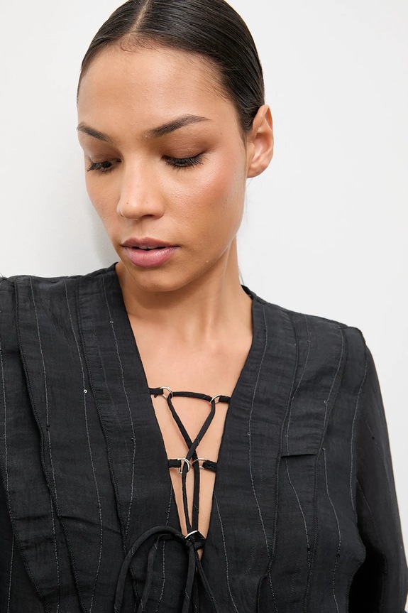 Answear.LAB bluza 71677.tos negru