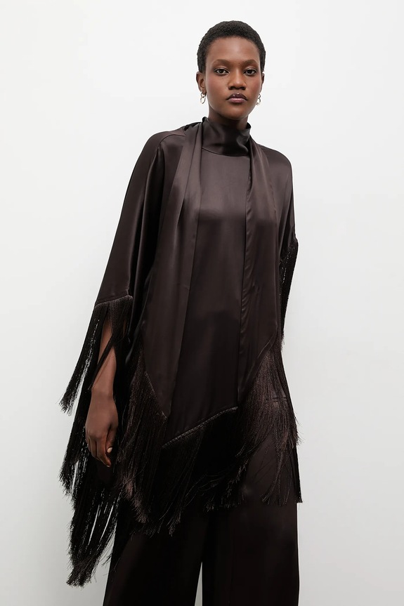 Answear.LAB bluza ST.TOP.1411.TOS maro