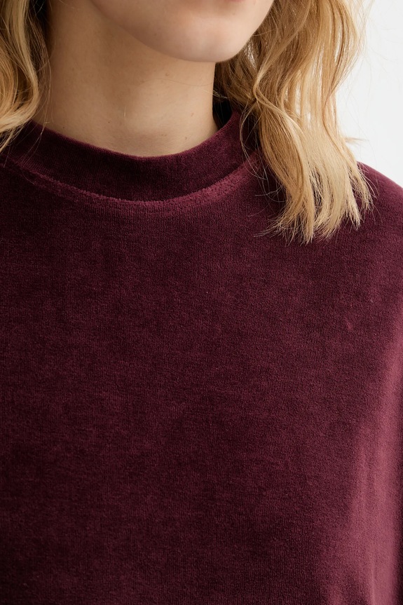 Βελούδινη μπλούζα Answear.LAB SS0162.TOS