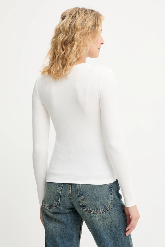 Odzież Answear.LAB longsleeve 4564.TOS biały