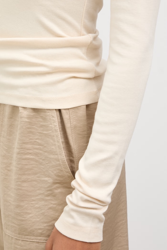 Answear.LAB longsleeve dv.hit.sng.tak beżowy
