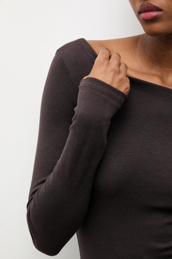 Answear.LAB camicia a maniche lunghe dv.hit.sng.tak marrone