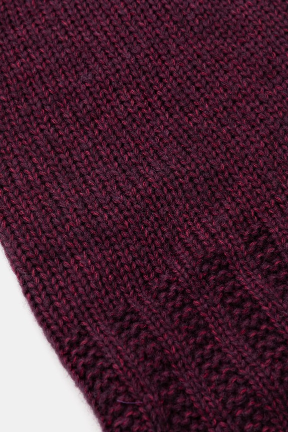 Akcesoria Answear.LAB kaptur z wełną merino 2505046-016 bordowy