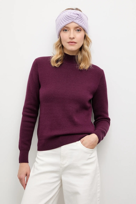 Vlnená čelenka Answear.LAB fialová 2305005-016