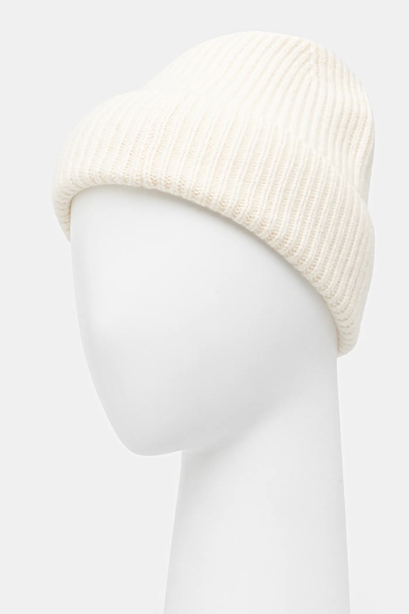 Answear.LAB czapka wełniana WZ24-CAD00J.cms biały WS26