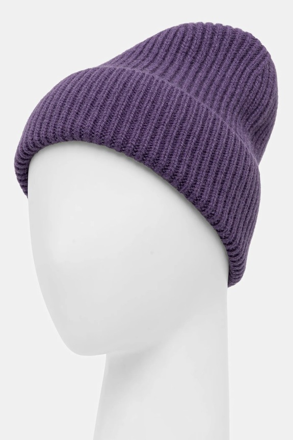 Akcesoria Answear.LAB czapka wełniana WZ24-CAD00J.cms fioletowy